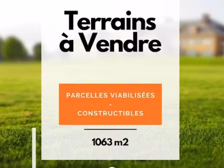 vente terrain 1063 m² à saint-clair-de-la-tour (38110)  132 000 €