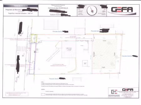 vente terrain 538 m² à leudeville (91630)  155 000 €