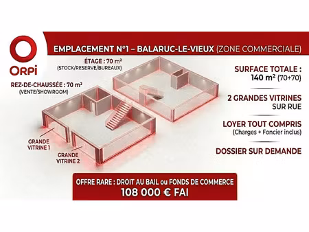vente locaux professionnels à balaruc-le-vieux (34540)  nan €