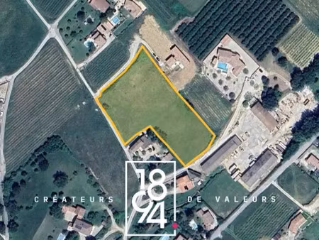 vente terrain 6694 m² à saint-laurent-de-carnols (30200)  669 396 €