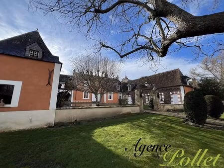 demeure de caractère  dépendance  jardin clos  rivière