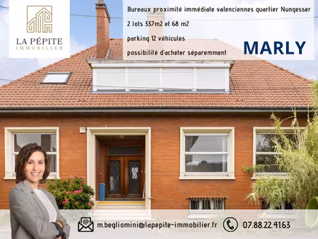 vente immeuble 405 m² à marly (59770)  350 000 €
