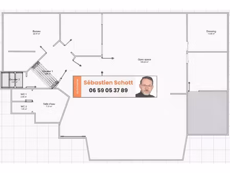 vente locaux professionnels 235 m² à paris 19ème (75019)  950 000 €