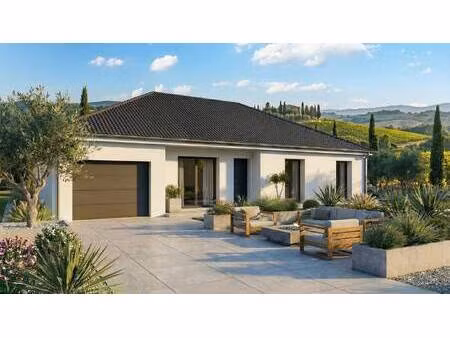 terrain avec maison neuve à vendre