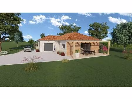 terrain avec maison neuve à vendre