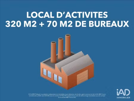 location locaux professionnels 360 m² à cahors (46000)  2 550 €