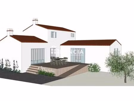 île de noirmoutier - l'épine - terrain à bâtir 559 m2 avec permis purgé – entre plage et c