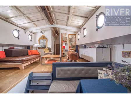 vente péniche 5 pièces 80 m² à asnieres-sur-seine (92600)  380 000 €