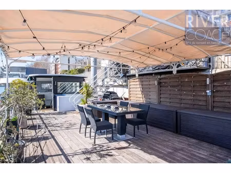 vente péniche 4 pièces 180 m² à boulogne-billancourt (92100)  1 095 000 €