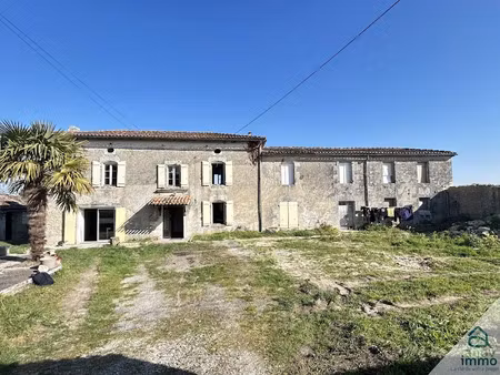 vente maison 5 pièces 130 m² à genac (16170)  98 000 €