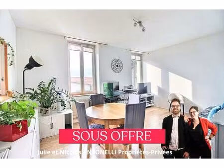 achat appartement 3 pièces 58m² st just malmont 43240