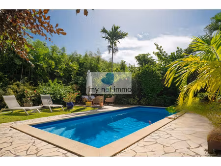 villa tropicale avec piscine et deux logements. centre ville