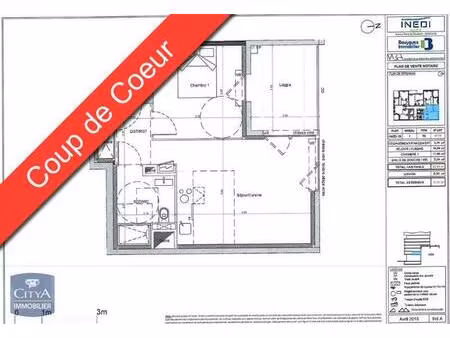 location appartement 2 pièces 39m² nice 06200