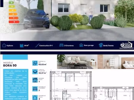 vente maison neuve 4 pièces 91 m² à noisy-le-grand (93160)  487 627 €
