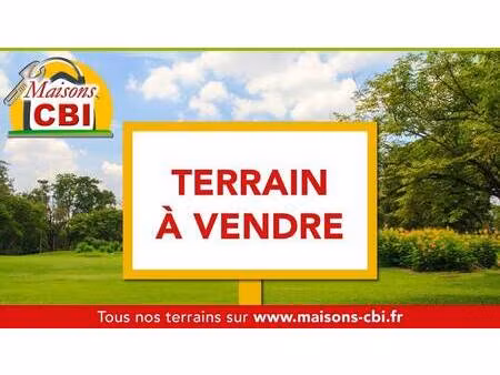 terrain constructible viabilisé à vendre