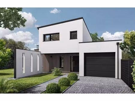 terrain avec maison neuve à vendre