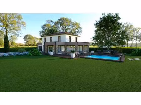 terrain avec maison neuve à vendre