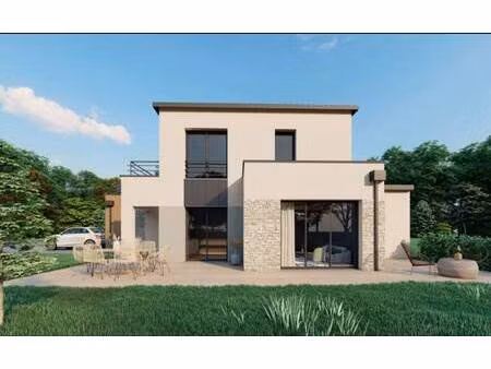 terrain avec maison neuve à vendre