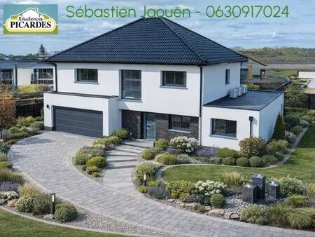 terrain avec maison neuve à vendre