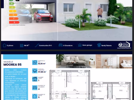 vente maison neuve 4 pièces 96 m² à courbevoie (92400)  783 490 €