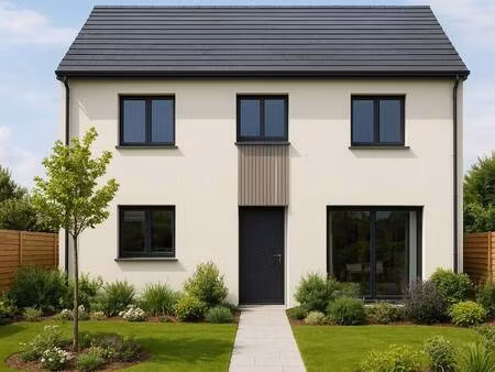 terrain avec maison neuve à vendre