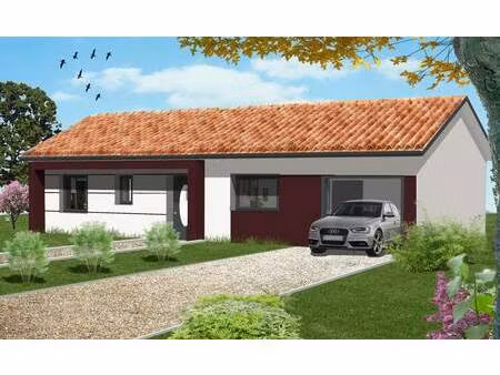 terrain avec maison neuve à vendre