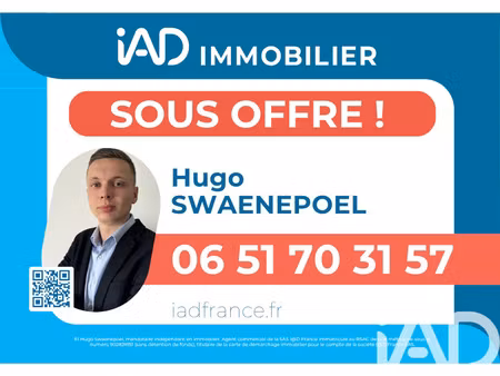 vente appartement 3 pièces 67 m² roubaix (59100)