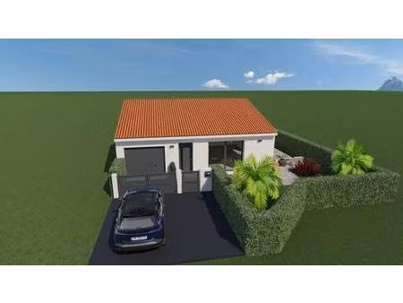 terrain avec maison neuve à vendre