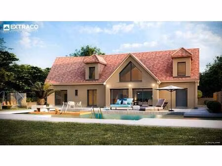 terrain avec maison neuve à vendre