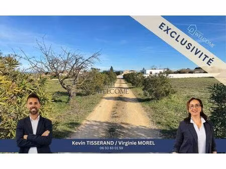 terrain constructible viabilisé à vendre