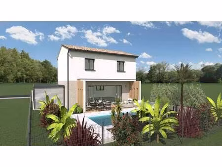 terrain avec maison neuve à vendre