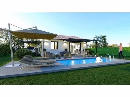 terrain avec maison neuve à vendre