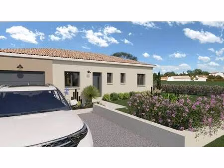 terrain avec maison neuve à vendre