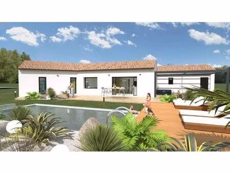 terrain avec maison neuve à vendre