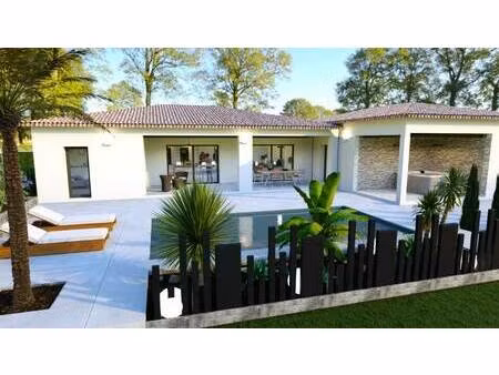 terrain avec maison neuve à vendre