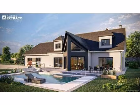 terrain avec maison neuve à vendre