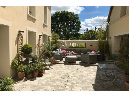 vente ensemble de 2 maisons montfort l'amaury   centre village