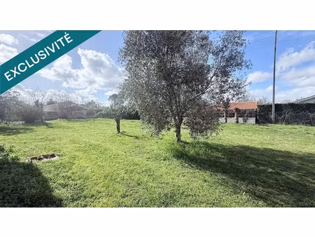 vente terrain 656 m² à ayguemorte-les-graves (33640)  122 000 €