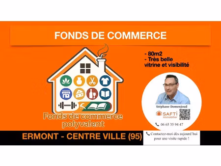 vente locaux professionnels 80 m² à ermont (95120)  85 000 €