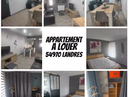 location meublée appartement 2 pièces 50 m² à landres (54970)  1 000 €