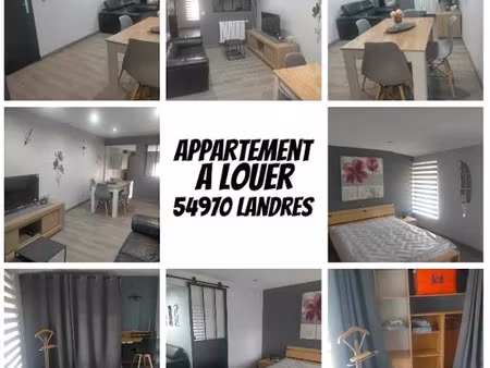 location meublée appartement 2 pièces 50 m² à landres (54970)  1 150 €