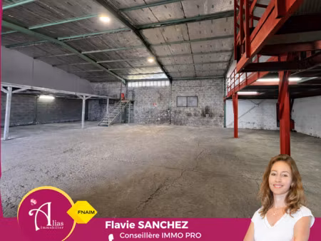 à louer - dépôt / local d'activité de 435 m2 avec mezzanine