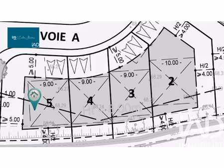 vente terrain à pézilla-la-rivière (66370) : à vendre / 303m² pézilla-la-rivière