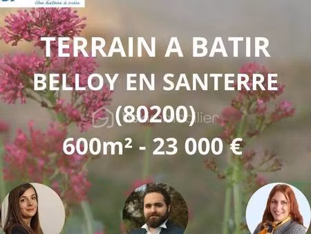 terrain constructible à vendre