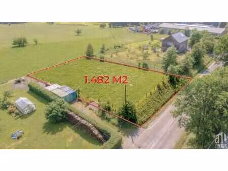 terrain à bâtir de 15 ares – village paisible de bastogne !