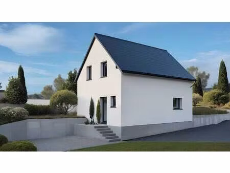 terrain avec maison neuve à vendre