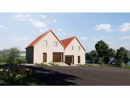 terrain avec maison neuve à vendre