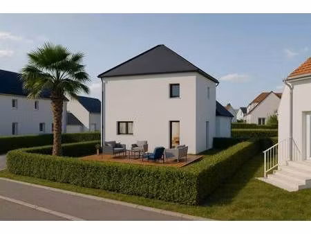 terrain avec maison neuve à vendre