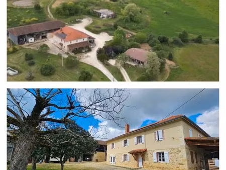 domaine d’exception – 2 maisons + 4 hectares sur les hauteurs du gers