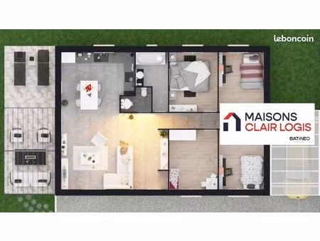 maison 5 pièces 90 m²